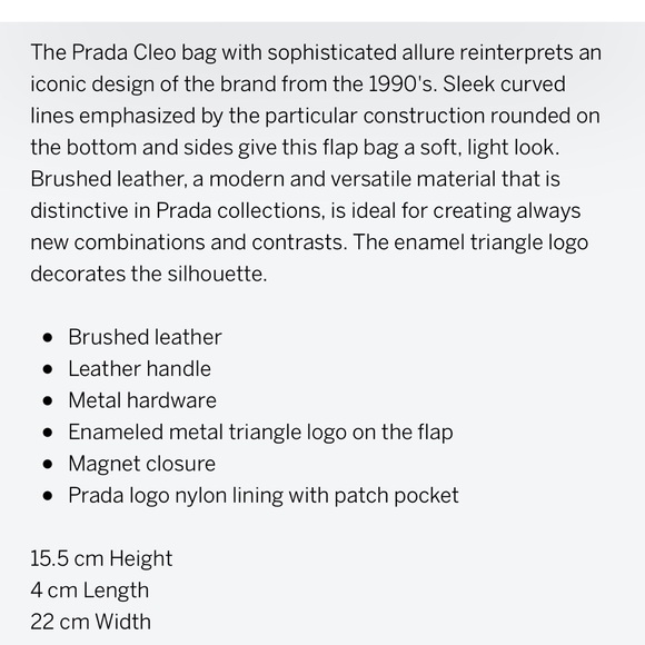 Prada Cleo-SOLD!!! - Picture 10 of 10